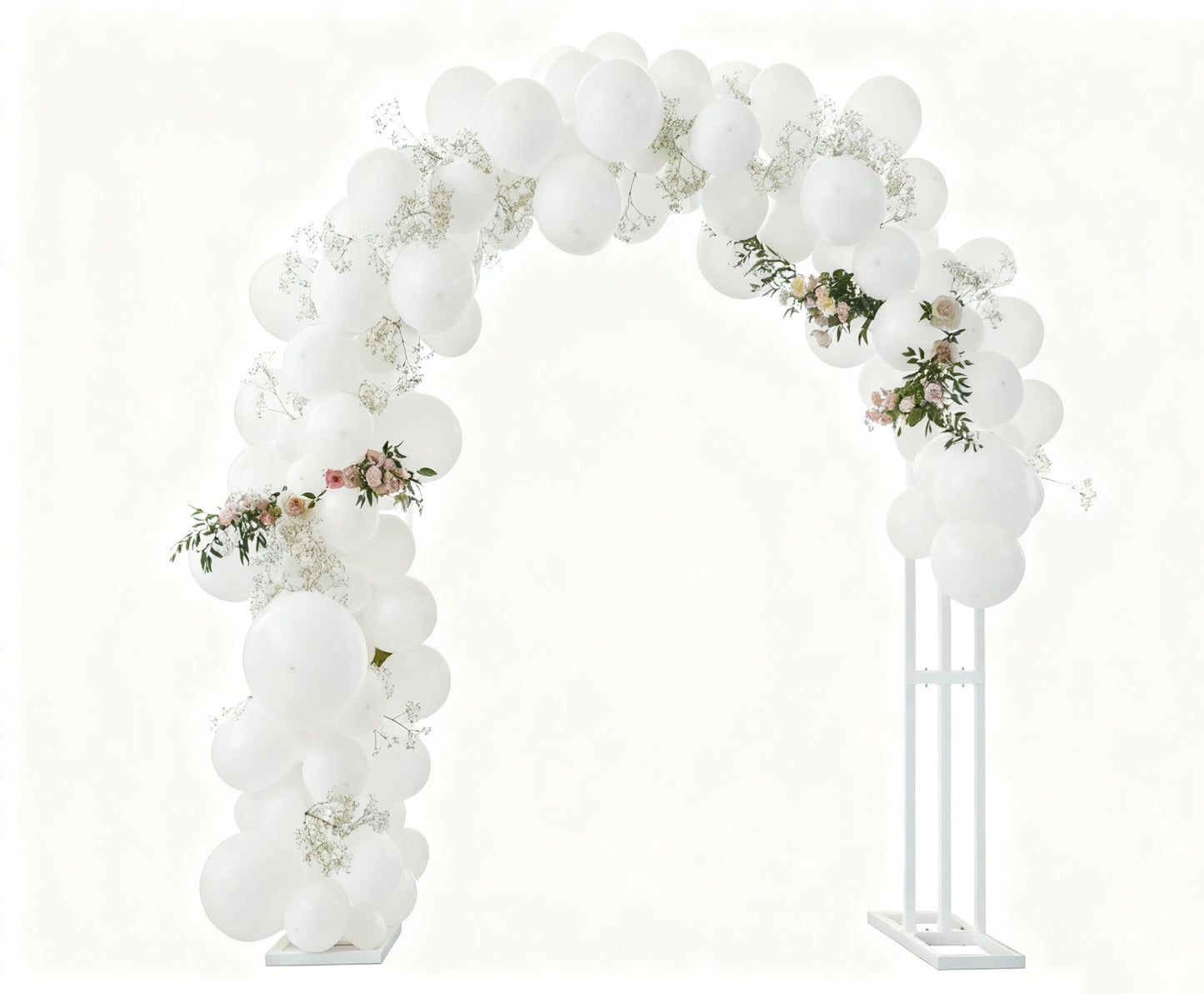 Wedding Arch Stand 3 Layer Balloon Backdrop Metal Arch Frame Pergola For Events Celebrations