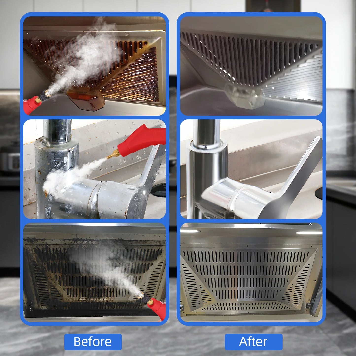 TOPINCN High Pressure Steam Cleaner US Plug For Home Car