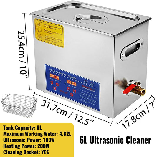 SucceBuy Ultrasonic Cleaner For Dishes Portable Home Washer