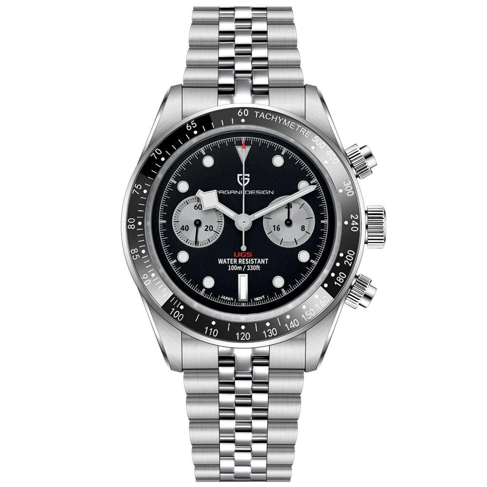 Pagani Design Panda Chronograph Stainless Steel Watch