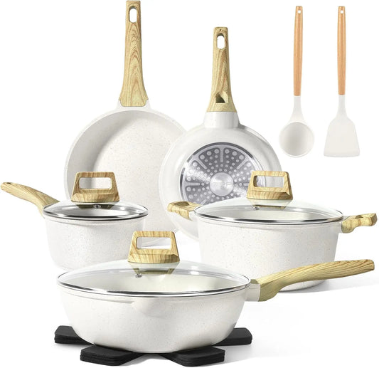 Granite Nonstick Pots And Pans Set Induction Cookware 14