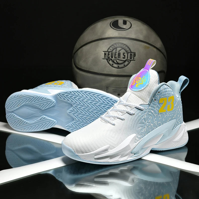 Louis Kadhrcn Men Basketball Shoes Breathable Non Slip