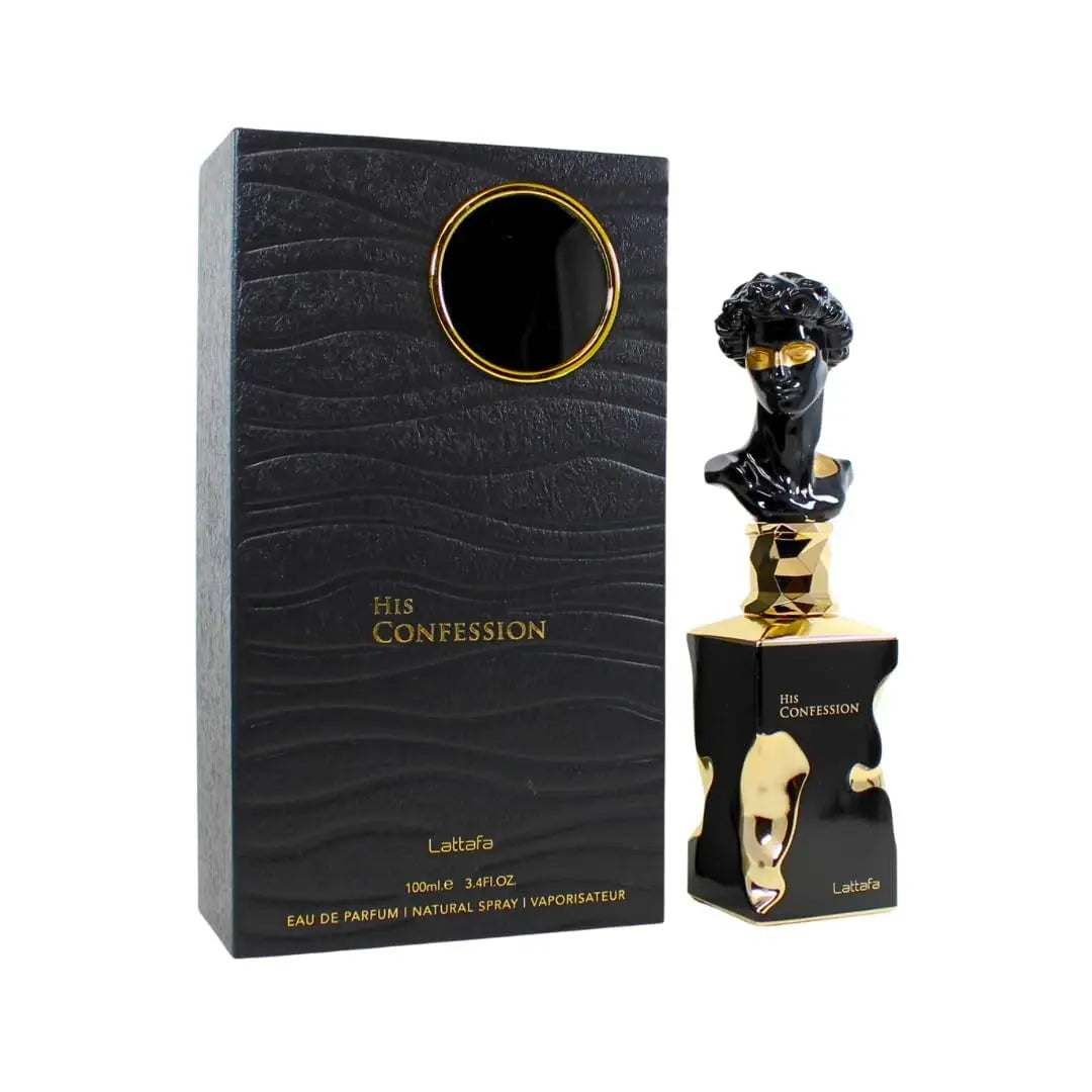 Lattafa His Confession EDP Spray Vanilla Floral Amber Musk