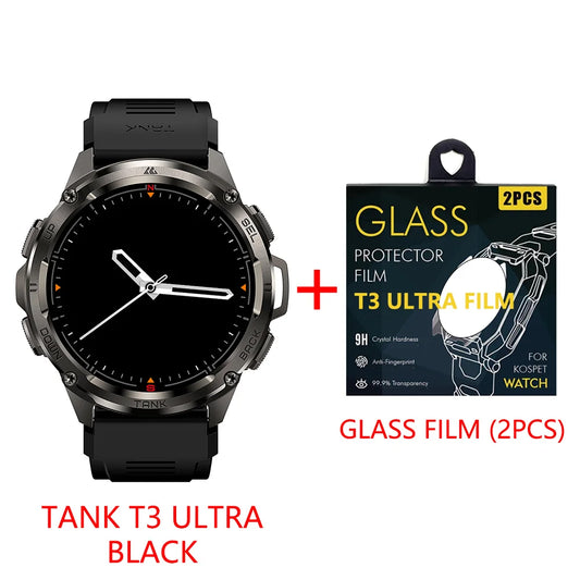 KOSPET Tank T3 Ultra GPS Smartwatch With Altimeter Compass