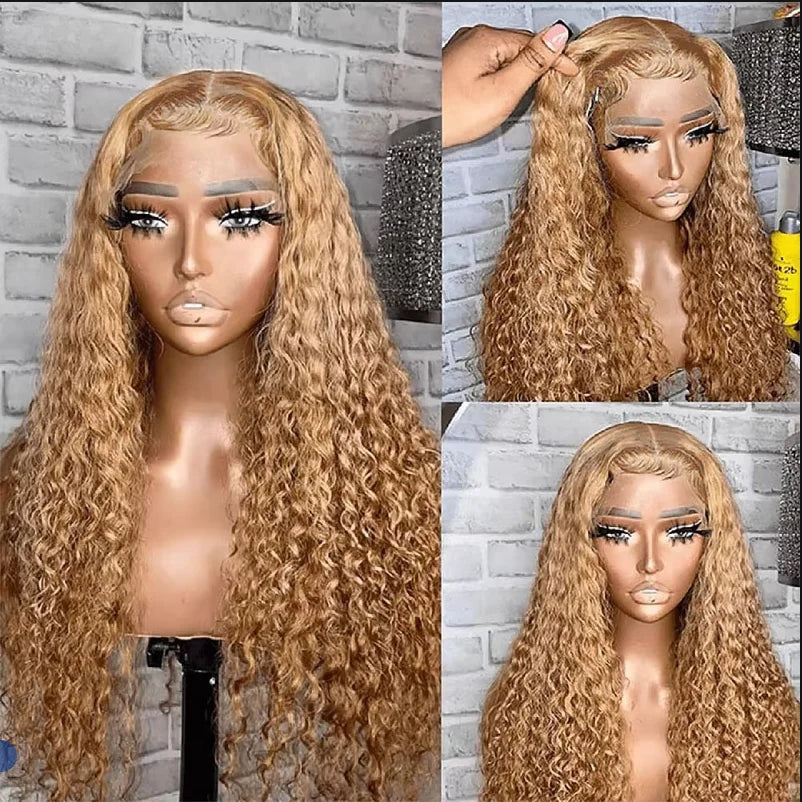 SoGreat Lace Front Curly Wigs Deep Wave Human Hair Frontal
