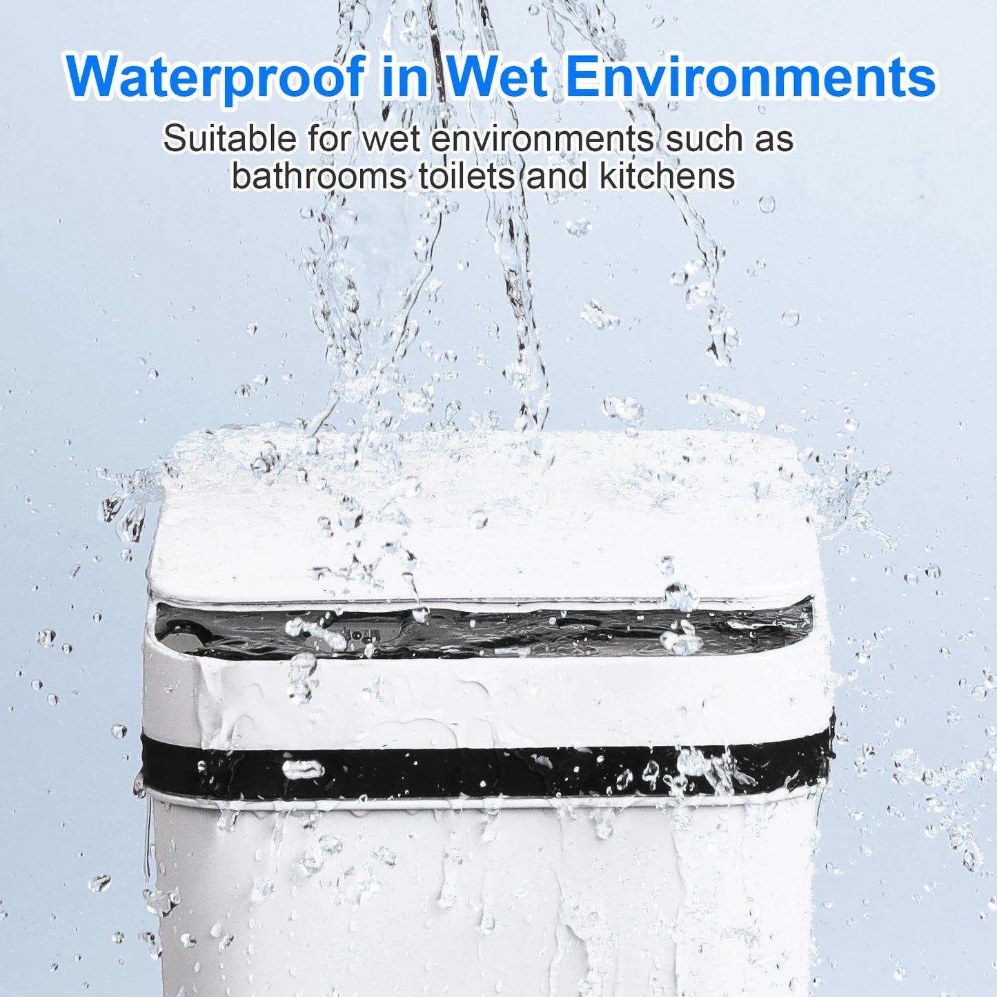 Pet And Lifestyle Depot Touchless Bathroom Trash Cans Slim