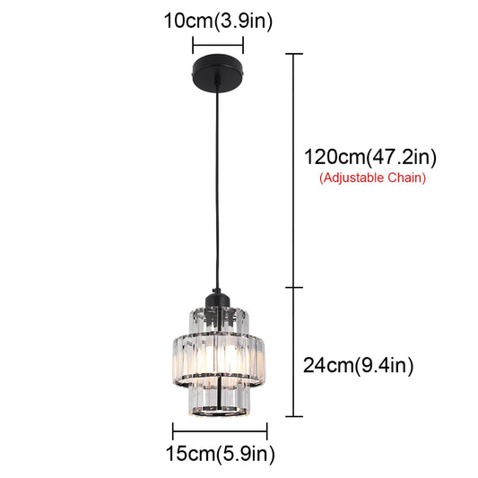 Vetrulus Crystal Pendant Light LED Chandelier Nordic Opulent Ceiling LuminaireSeries