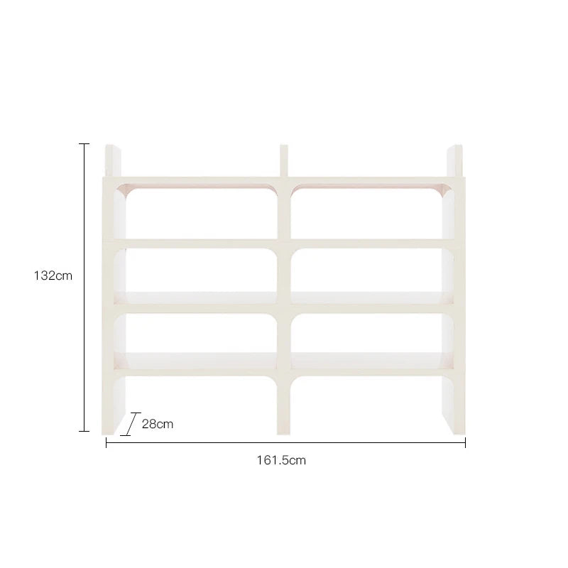 DECOPAI Nordic Modern Multi Function Storage Bookshelf and Side Table