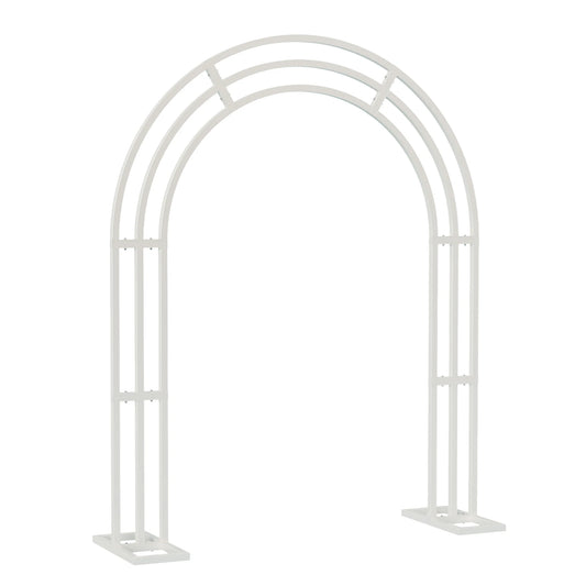 Wedding Arch Stand 3 Layer Balloon Backdrop Metal Arch Frame Pergola For Events Celebrations