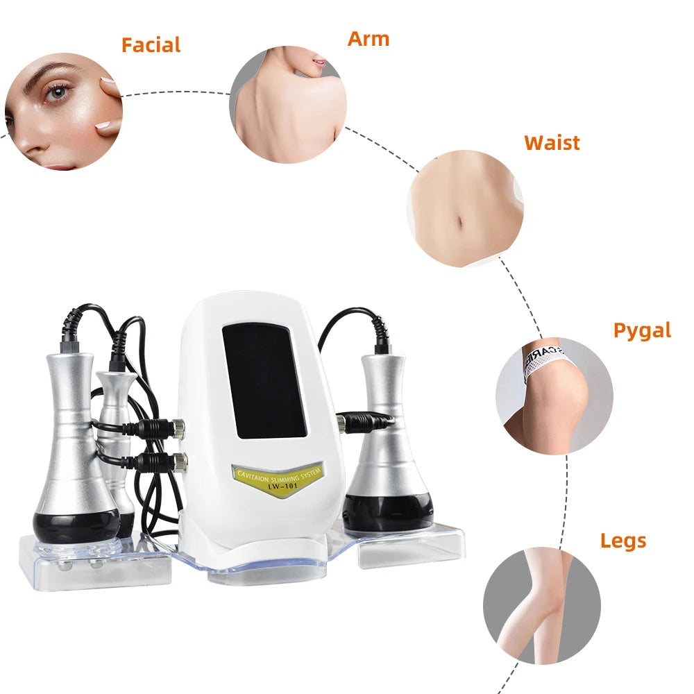 Misshearth 3 In 1 Beauty Body Slimming Massager Cavitation