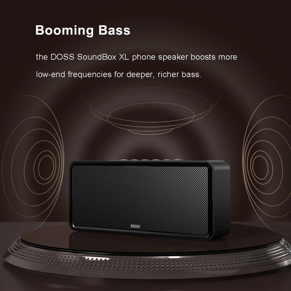 DOSS Bluetooth Speaker 32W Stereo Sound Subwoofer Portable