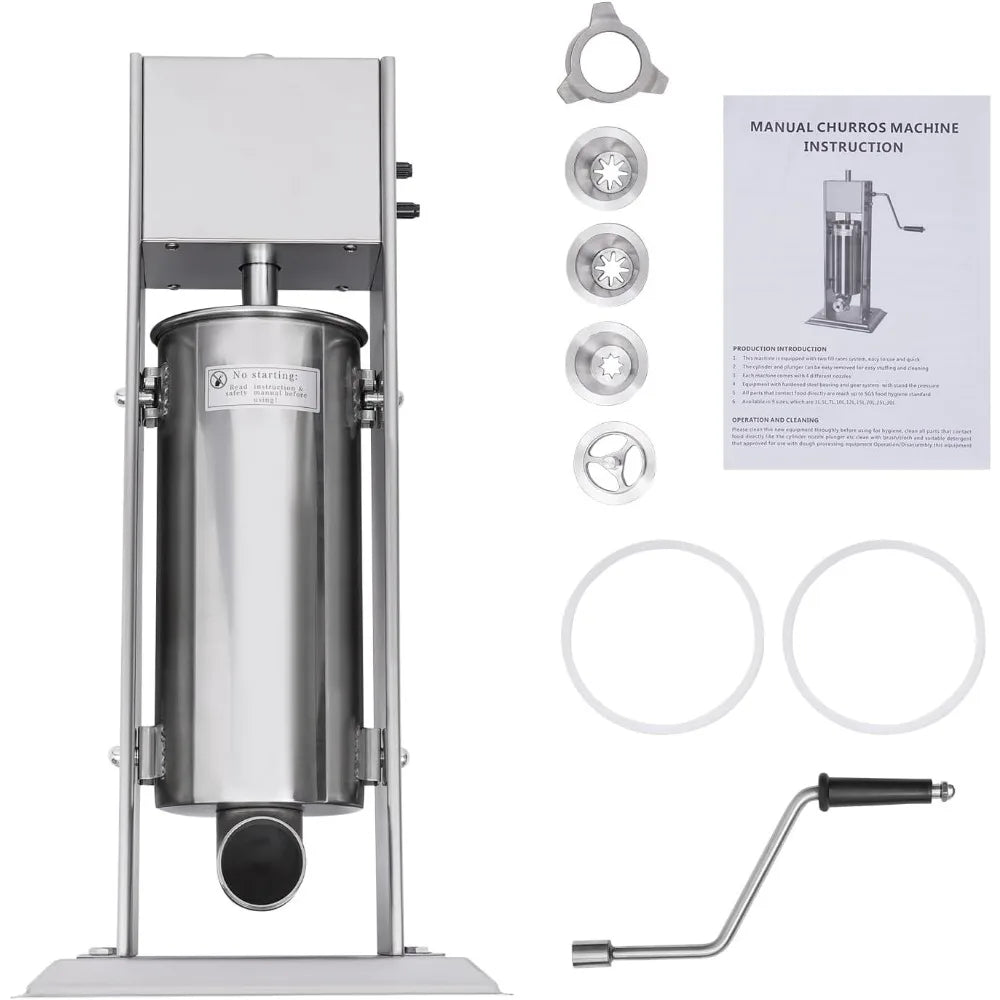 Commercial Churros Maker Manual Machine With 4 Nozzles