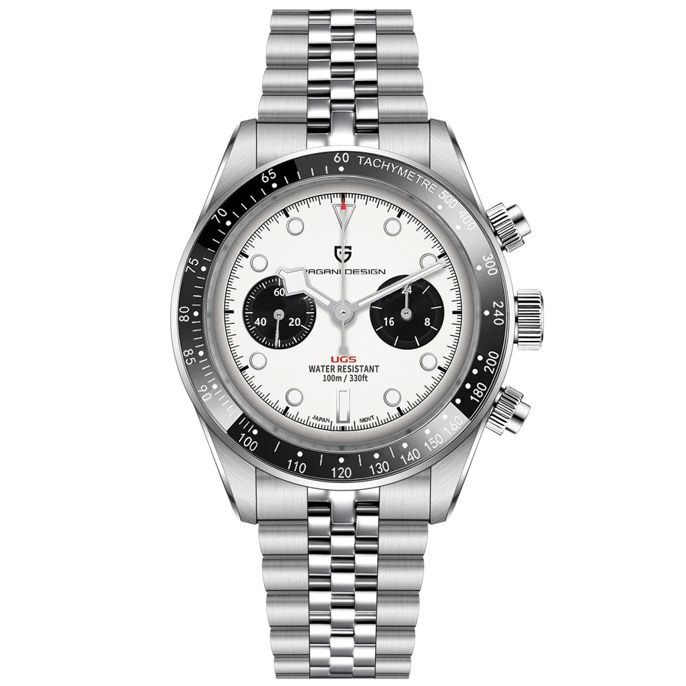 Pagani Design Panda Chronograph Stainless Steel Watch