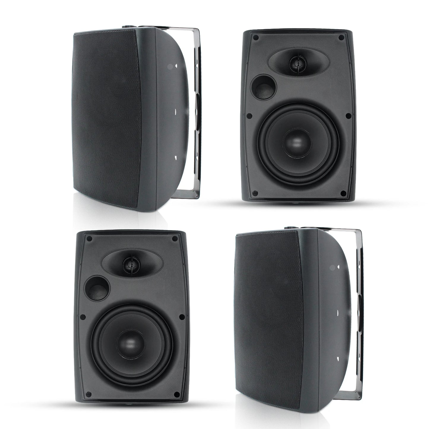 Herdio Outdoor 800W 2 Way Wall Mounted Speakers Waterproof