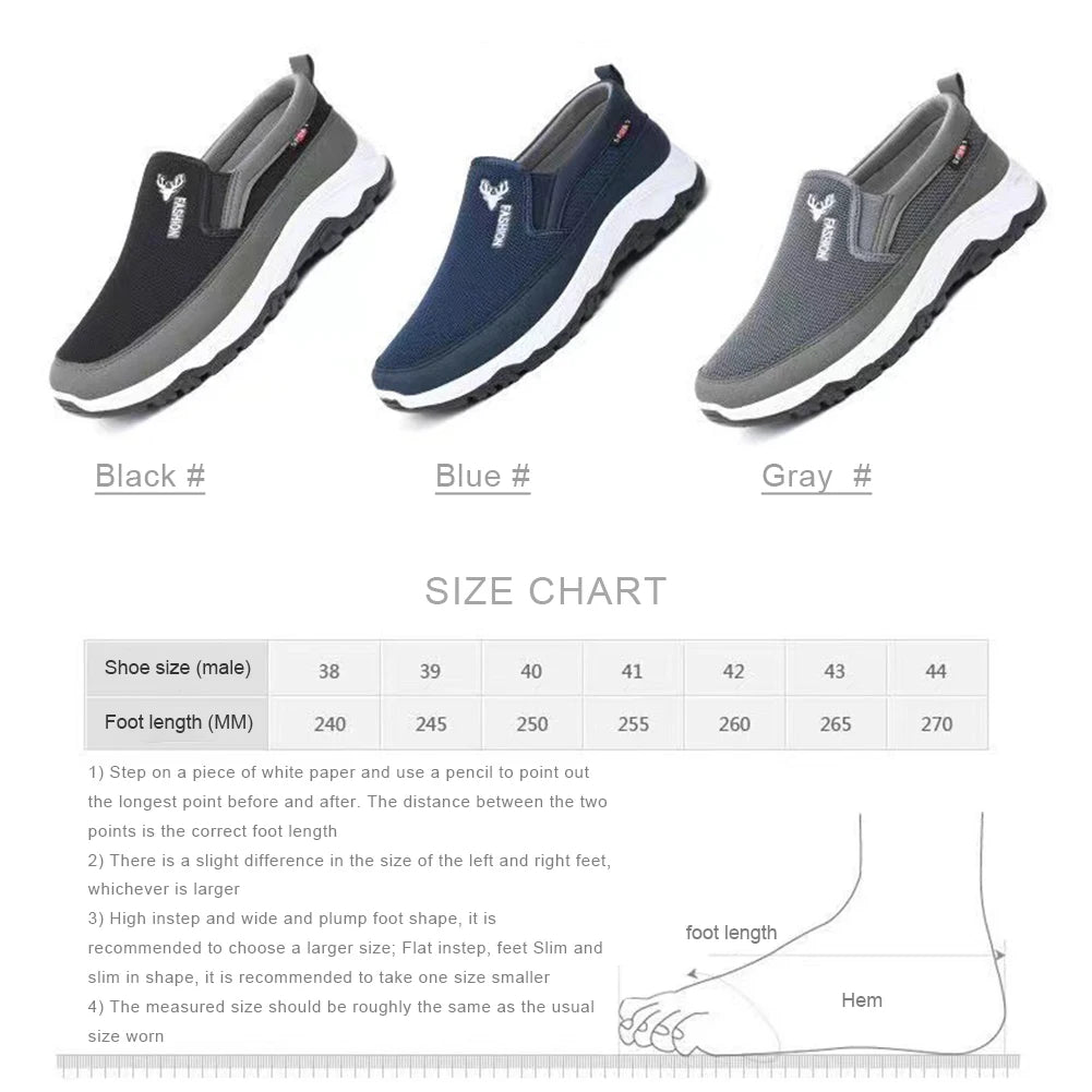 Orthopedic Travel Plimsolls Breathable Casual Shoes Non Slip