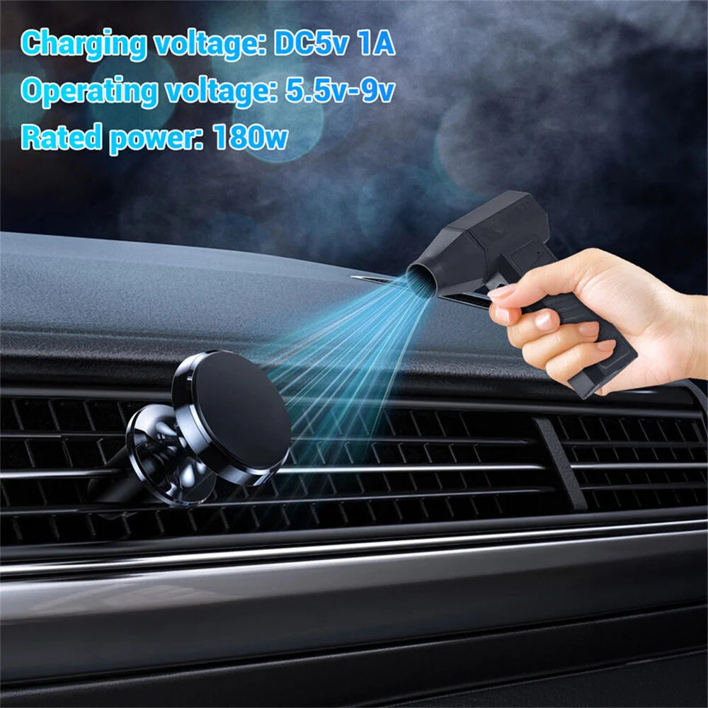 130000RPM Mini Air Duster Turbo Blower For Car Cleaning