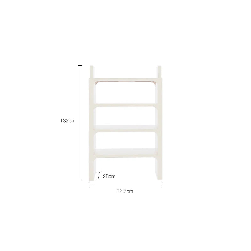 DECOPAI Nordic Modern Multi Function Storage Bookshelf and Side Table