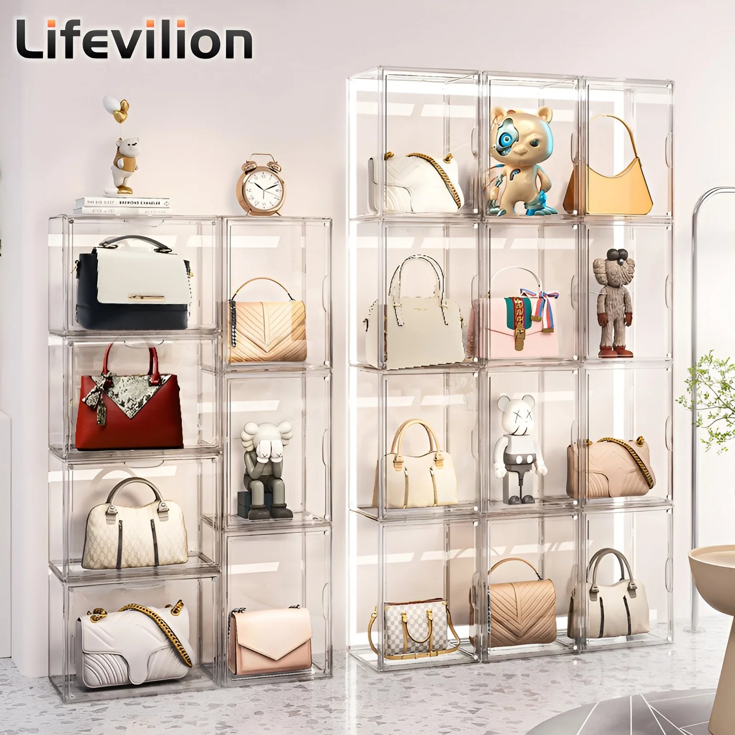 Acrylic Figure Display Case For Collectibles And Jewelry Organizer