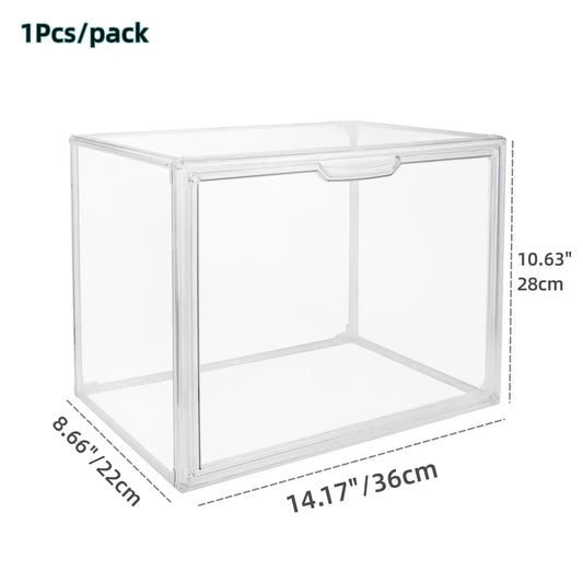 Dustproof Display Case for Figures and Collectibles Storage