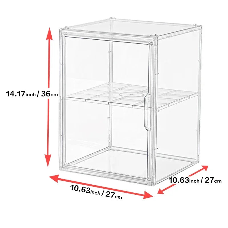 Acrylic Figure Display Case For Collectibles And Jewelry Organizer