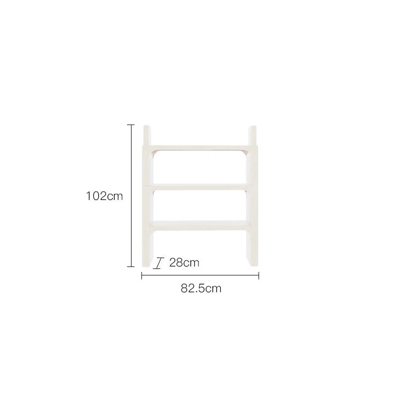 DECOPAI Nordic Modern Multi Function Storage Bookshelf and Side Table