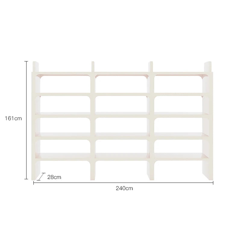 DECOPAI Nordic Modern Multi Function Storage Bookshelf and Side Table