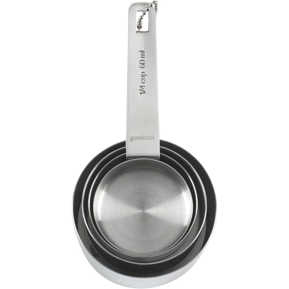 XMSJ Stainless Steel Measuring Cup Set Four Pieces Durable