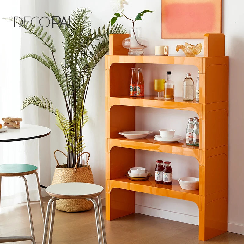 DECOPAI Nordic Modern Multi Function Storage Bookshelf and Side Table