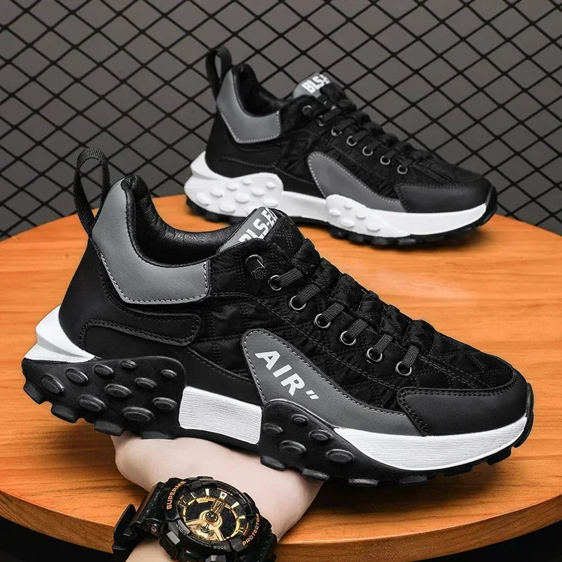Men Casual Platform Sneakers Breathable Comfortable Shoes