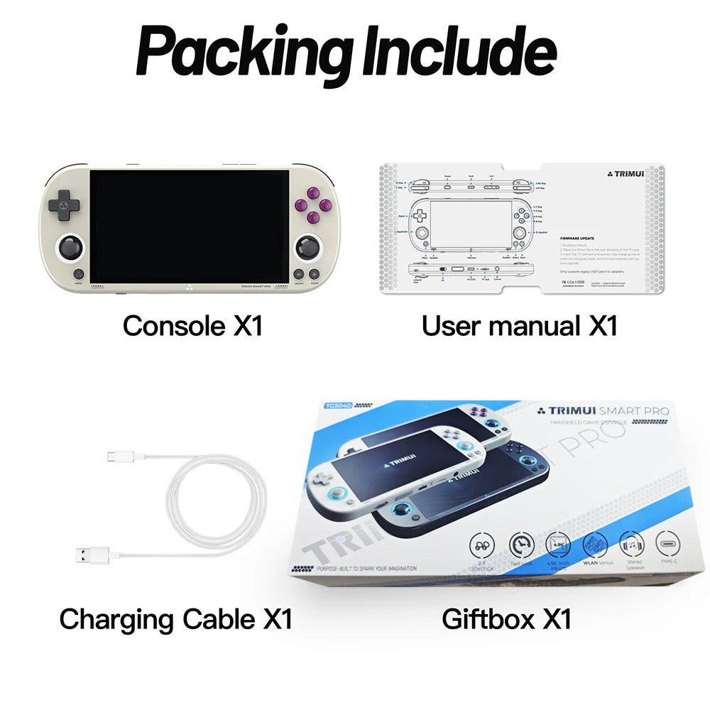 Trimui Smart Pro Handheld Game Console With IPS Screen