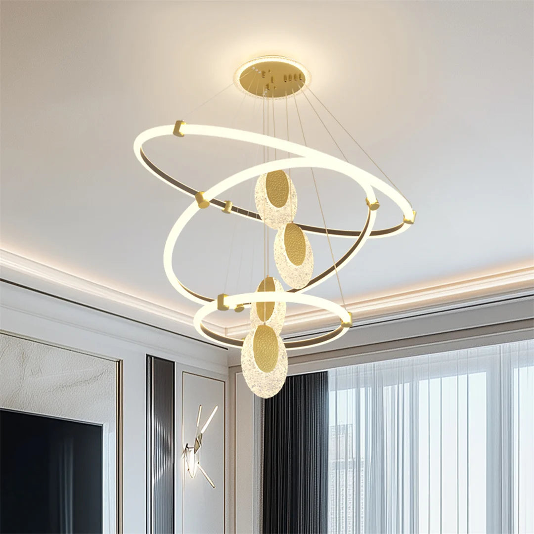 Vrygle LUVODI 3 Layer LED Ceiling Light Chandelier
