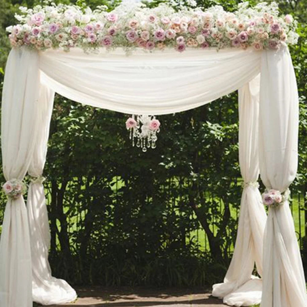 Heavy Duty 4 Post Wedding Backdrop Stage Stand Canopy Tent Chuppah For Outdoor Events Multi Use
