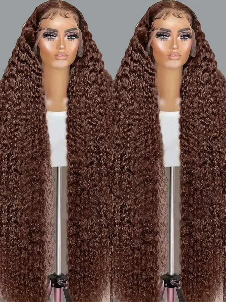 Fiquetel Brazilian Remy Lace Front Water Curly Wig