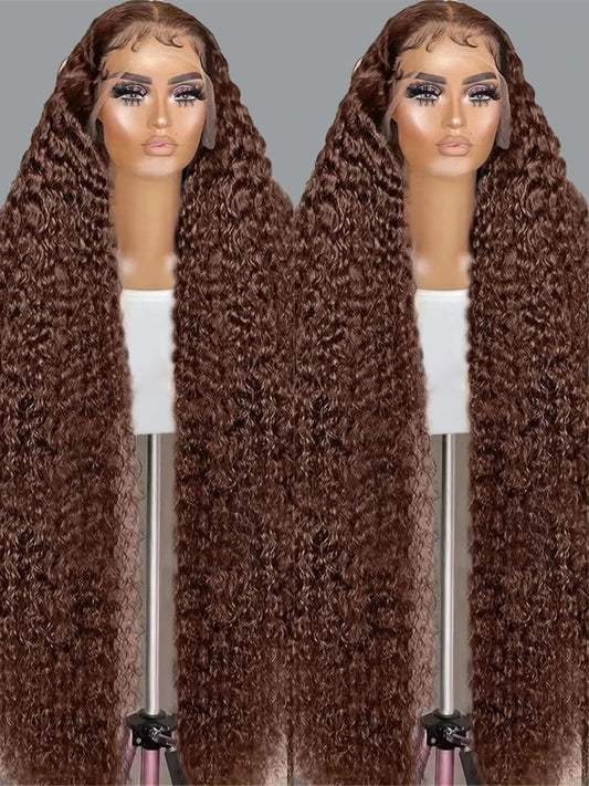 Fiquetel Brazilian Remy Lace Front Water Curly Wig