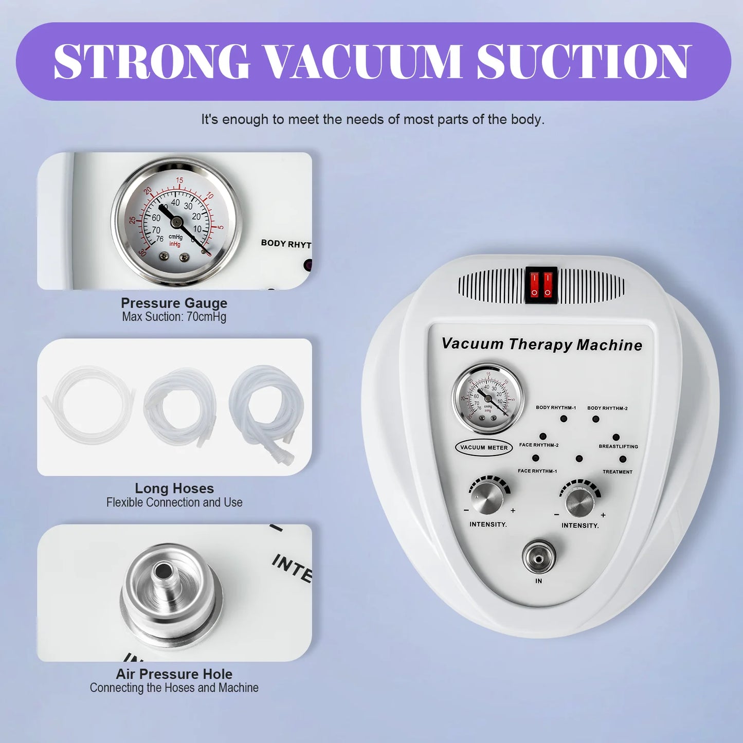 Electric Vacuum Massager For Breast And Butt Lifting