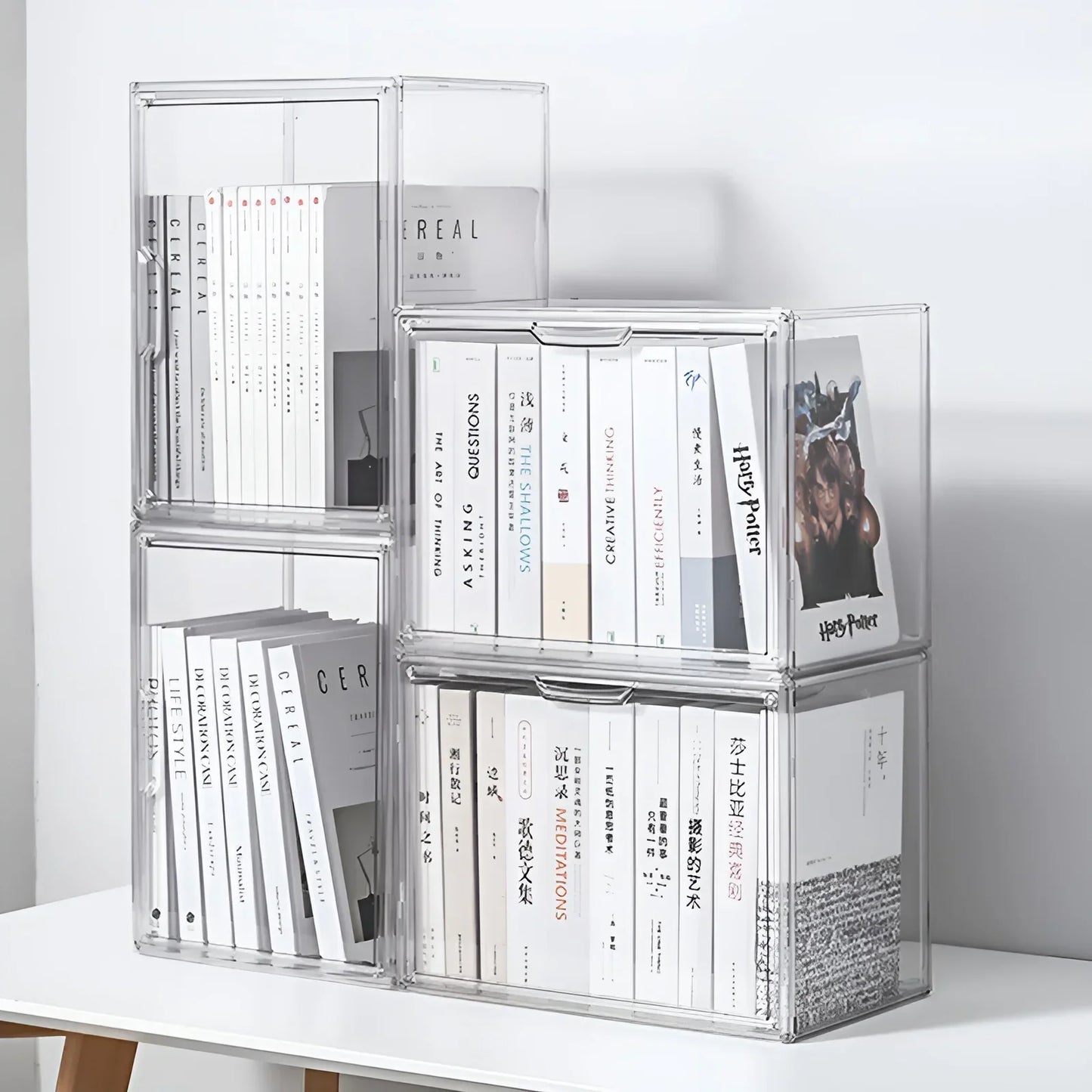 Dustproof Display Case for Figures and Collectibles Storage