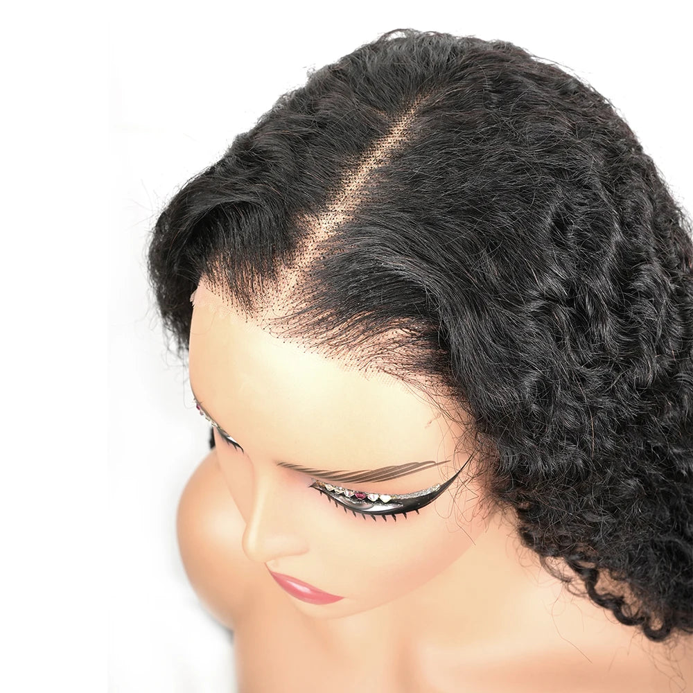 Liwihas Burmese Curly Lace Frontal HairWig TransparentRemy Collection Luxury Edition