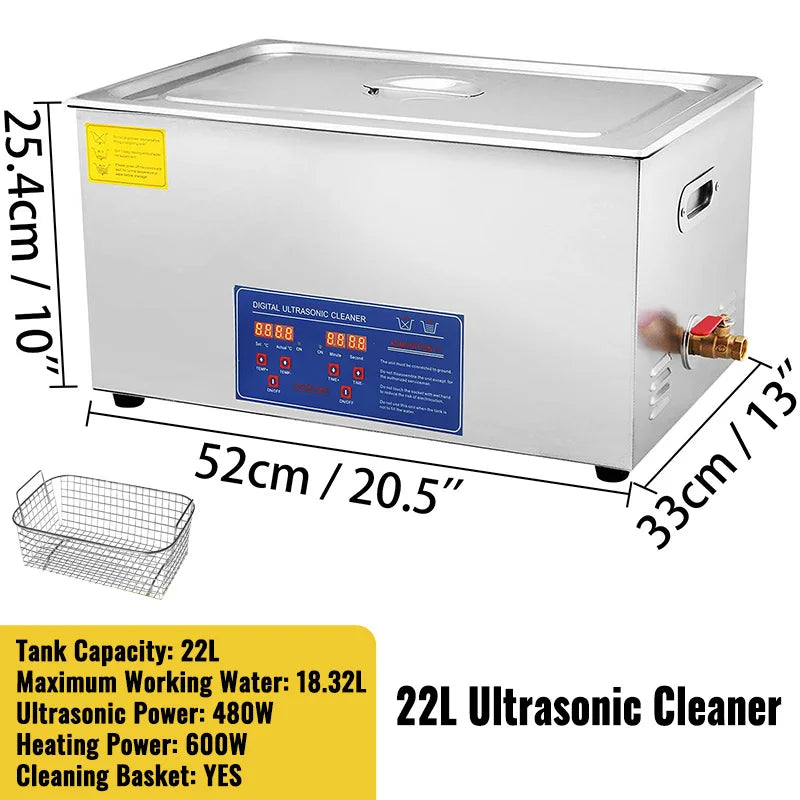 SucceBuy Ultrasonic Cleaner For Dishes Portable Home Washer