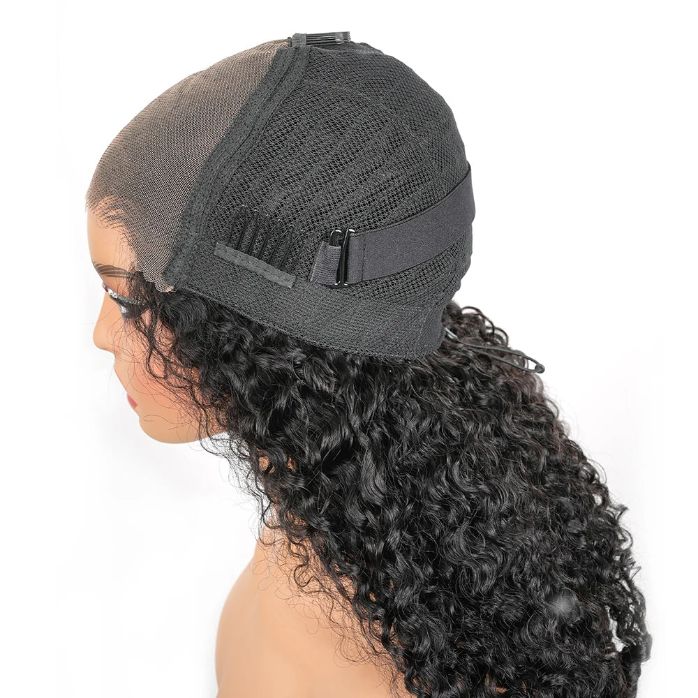 Liwihas Burmese Curly Lace Frontal HairWig TransparentRemy Collection Luxury Edition