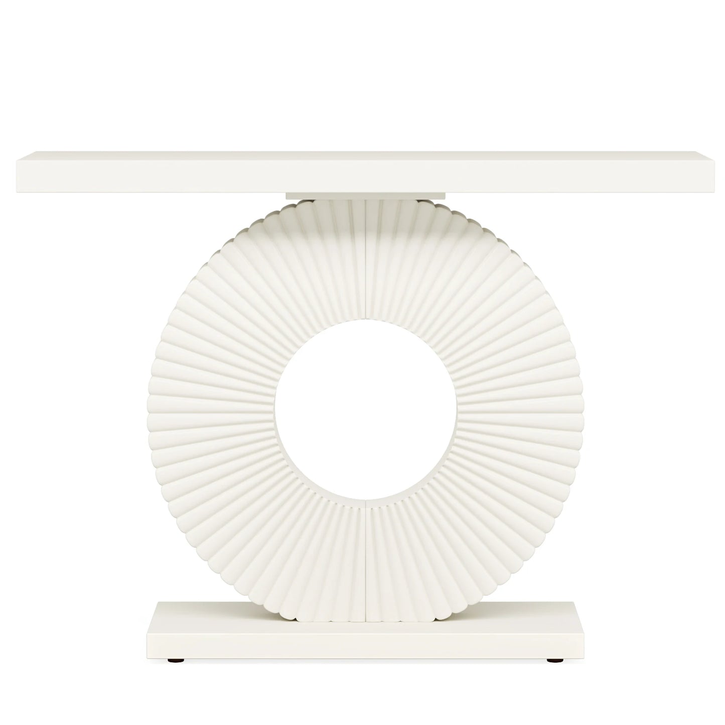 Tribesigns Modern Console Table With Geometric Base Entryway