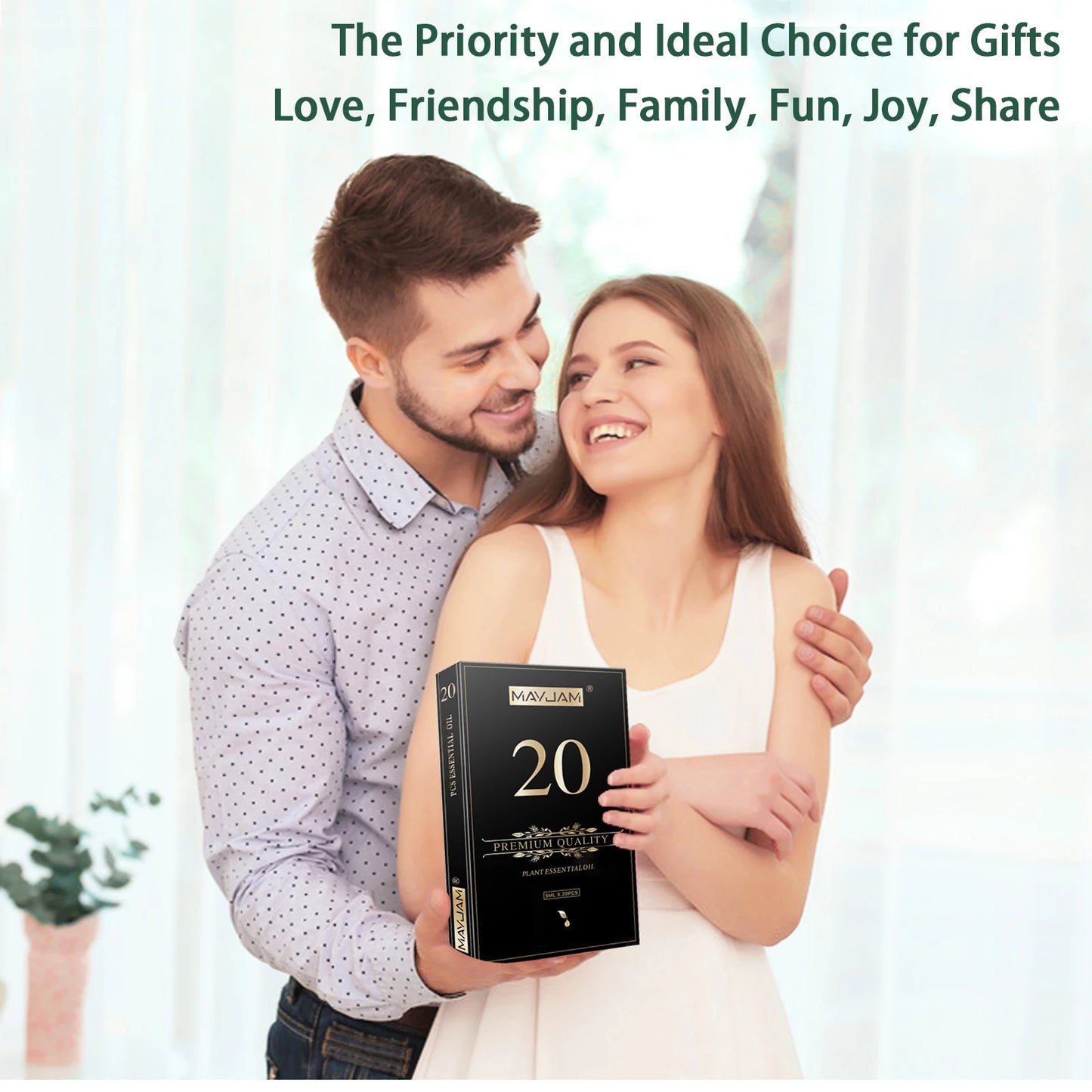 MAYJAM 20 Bottles Essential Oils Kit Set Lavender Jasmine