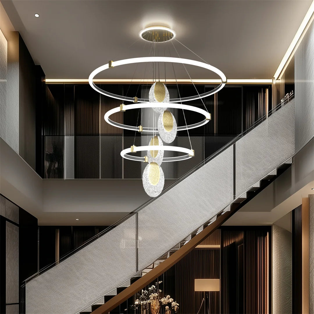 Vrygle LUVODI 3 Layer LED Ceiling Light Chandelier