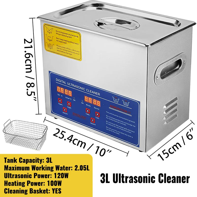 SucceBuy Ultrasonic Cleaner For Dishes Portable Home Washer