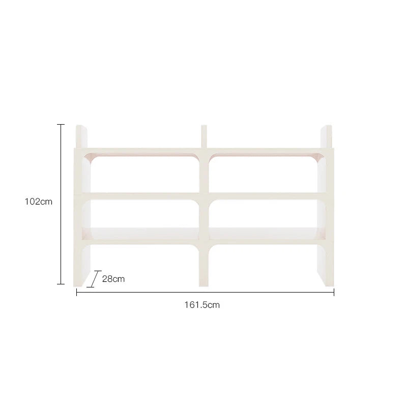 DECOPAI Nordic Modern Multi Function Storage Bookshelf and Side Table
