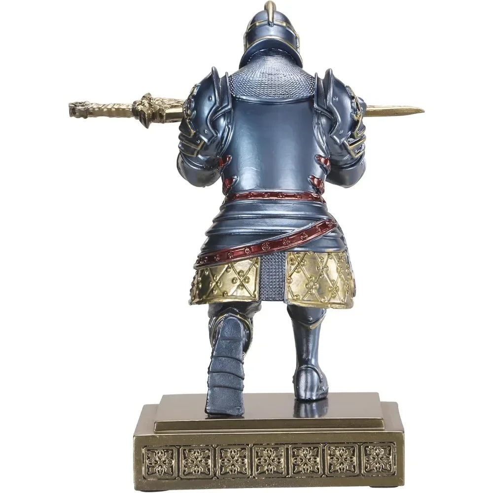 Hign-concerned Knight Pen Holder Desk Statue For Office Decor