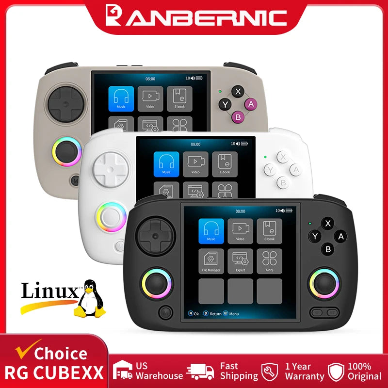 Anbernic RG CubeXX Handheld Gaming Console With Linux WiFi