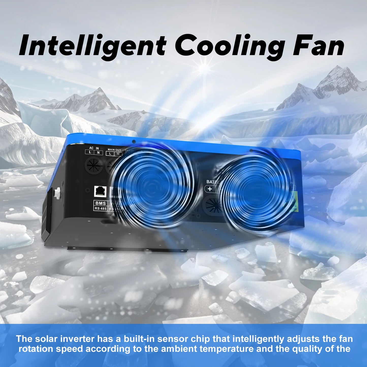 Sumry 3.6kW Hybrid Solar Inverter MPPT Dual Output SineWave