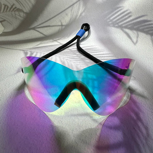 VICKICOCO Luxury Oversized Rimless Y2K Trendy Sunglasses