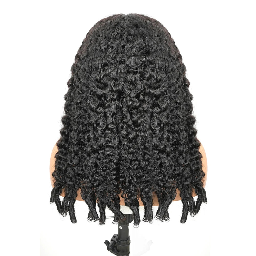 Liwihas Burmese Curly Lace Frontal HairWig TransparentRemy Collection Luxury Edition