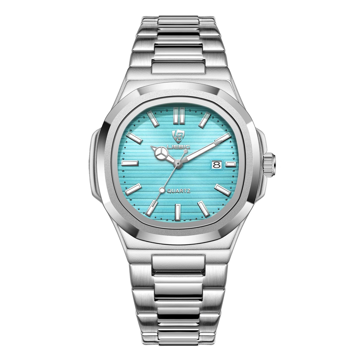 Liebig Luxury Calendar Movement Quartz Watch Wristwatch